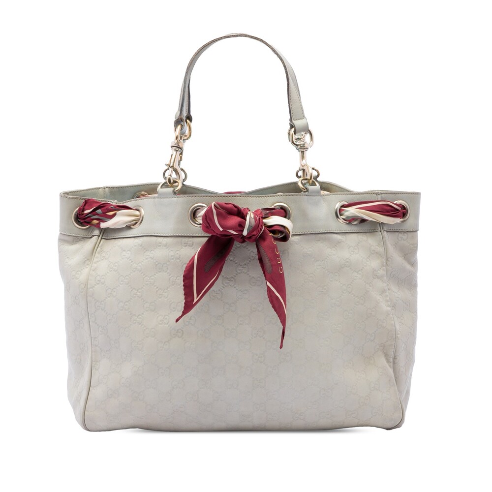 Gucci Large Ssima Positano Scarf Tote #333380G50B